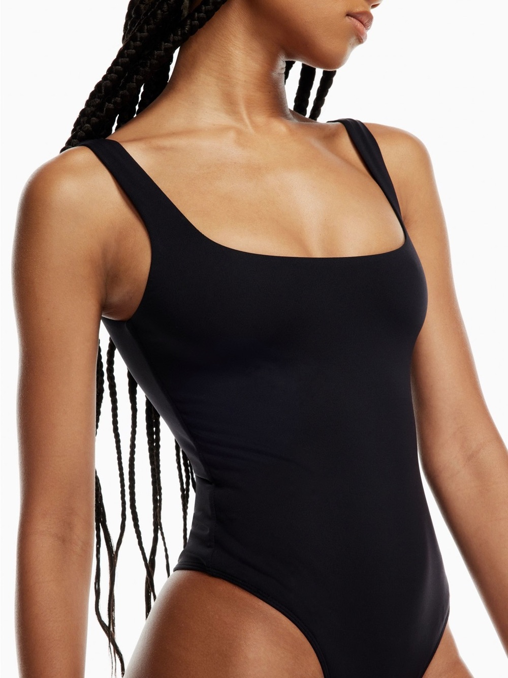 Babaton Contour Tank Bodysuit Black Size Small